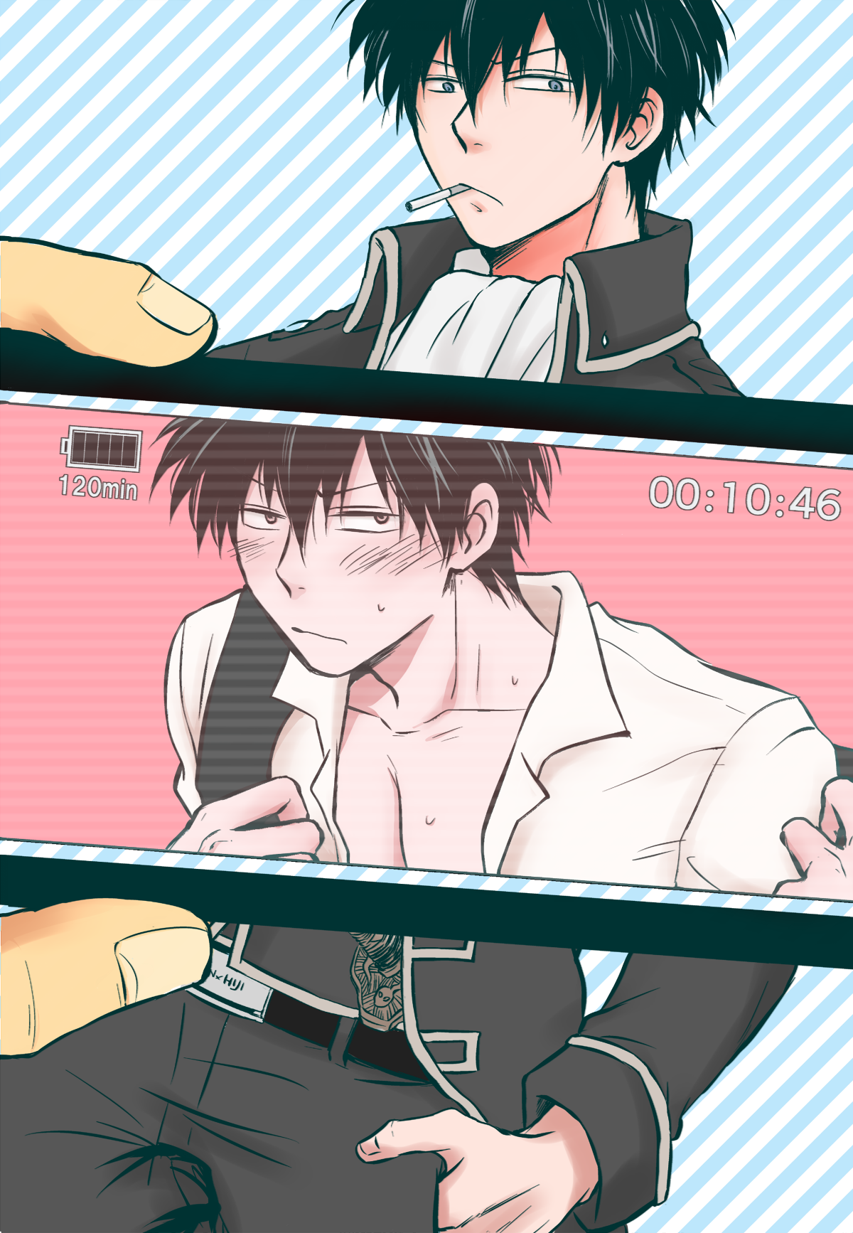 絵とか漫画まとめ 腐向け銀土 Twitter