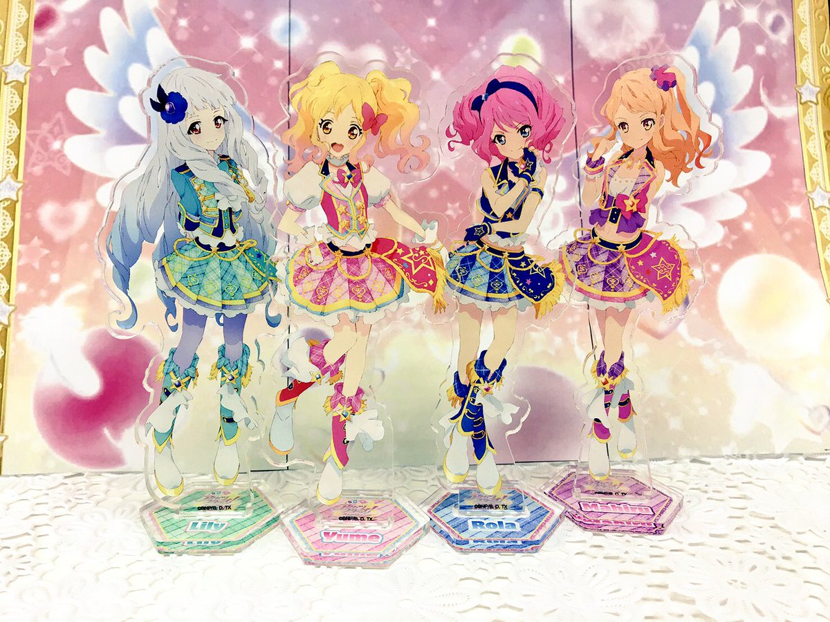 オフィシャルショップ】 8月9日(水)より ゆめちゃんたちのアクリル