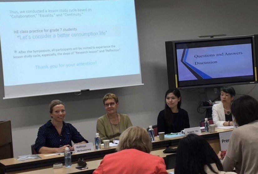 Lesson Study Matters (@lessonstudyeire) on Twitter photo Lesson Study SymposiumTokyo
Dr Kathryn McSweeney, Dr Karin Hjalmeskog, Angela Ho & Dr Noriko Arai <a href="/ATHE_HomeEc/">ATHE</a> <a href="/IFHE_HomeEc/">International Federation for Home Economics</a> <a href="/StAngelasSligo/">ATU St Angelas</a> Lesson Study SymposiumTokyo
Dr Kathryn McSweeney, Dr Karin Hjalmeskog, Angela Ho & Dr Noriko Arai <a href="/ATHE_HomeEc/">ATHE</a> <a href="/IFHE_HomeEc/">International Federation for Home Economics</a> <a href="/StAngelasSligo/">ATU St Angelas</a>