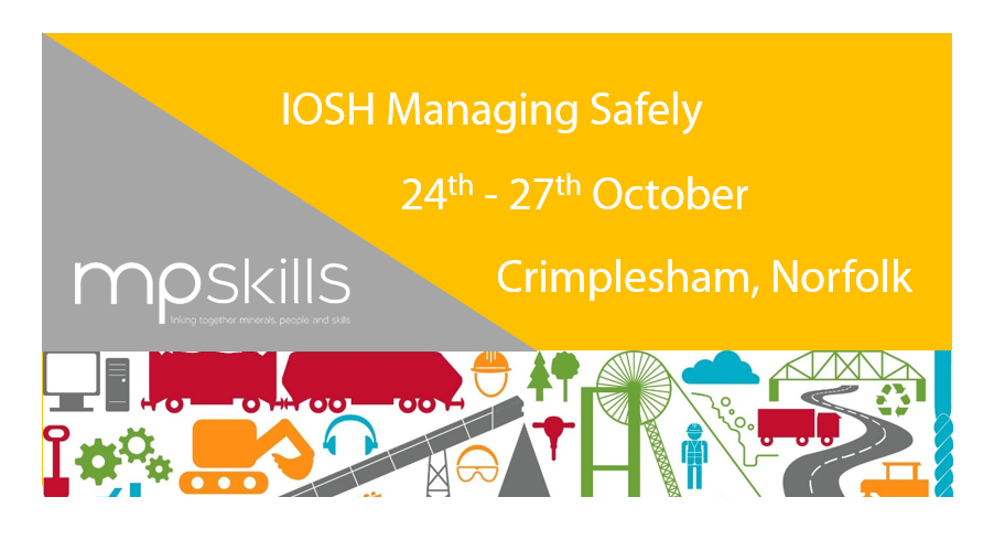 MPSkills's tweet photo. FINAL FEW SPACES REMAINING. #IOSH Managing Safely. 24th-27th October. #Crimplesham, #Norfolk. https://t.co/uvTIIBhOON https://t.co/ZB9CYRUsYT