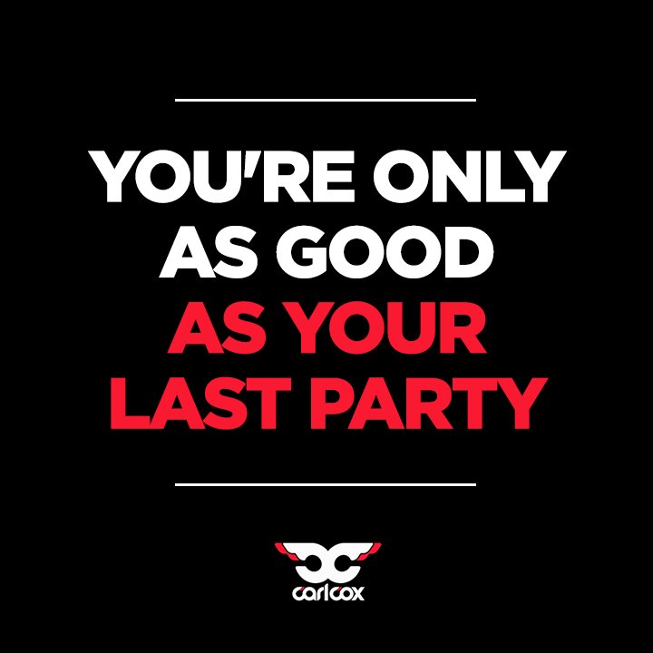 Carl_Cox's tweet photo. And they'll only keep getting better and better!! https://t.co/nBTNlUmYCH