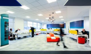 If your office walls are painted dull grey, the cold colour of warships &amp; concrete – it’s time for a makeover ow.ly/2lZE30bJgbs