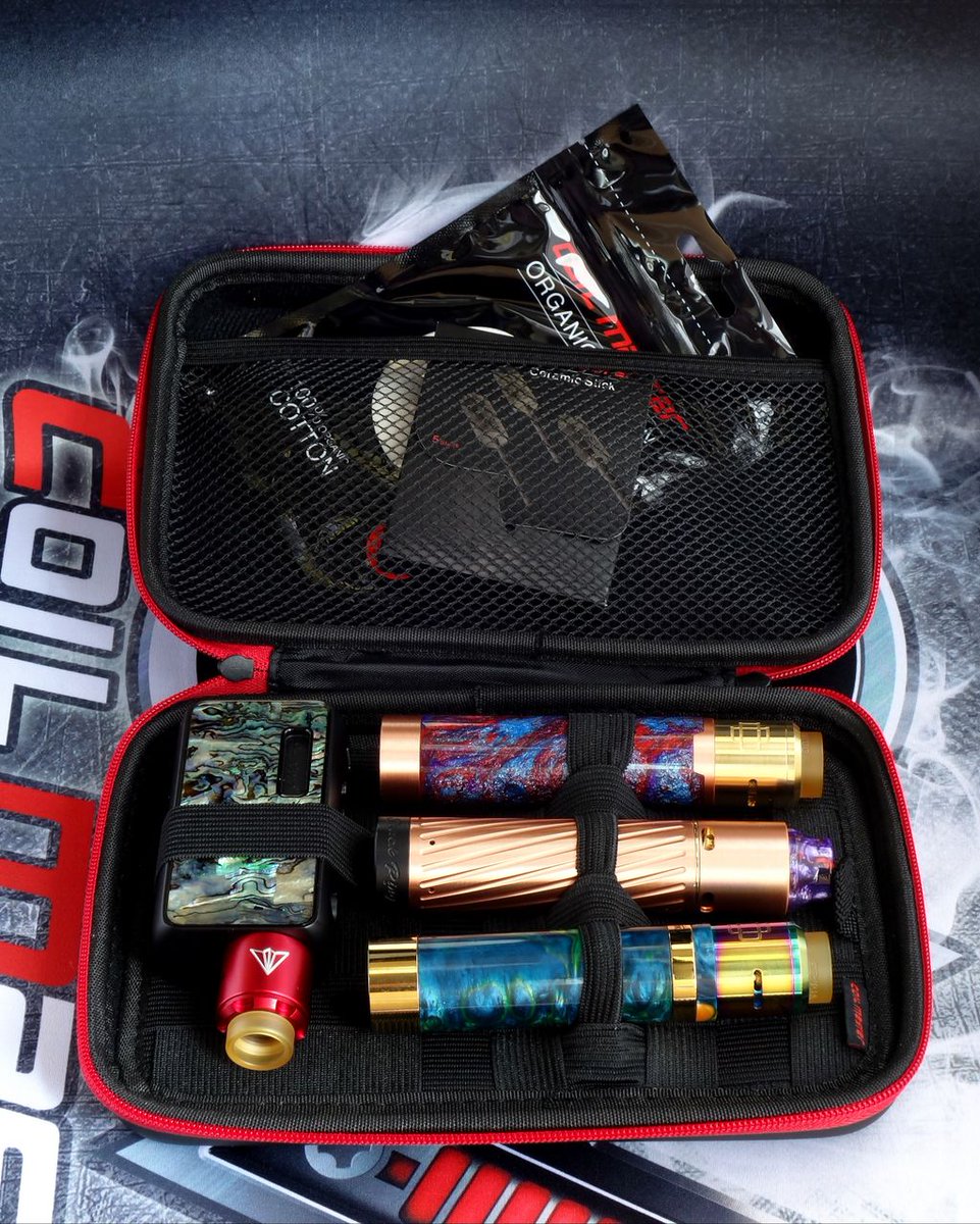 coilmasternet's tweet photo. Isn't the #Kbagmini an extremely helpful&amp;practical travel case for your #vape gear?👍
PC: pauly_meatballs
https://t.co/IpyIwpUgS1\
#vapeon https://t.co/GGWsviwtLj