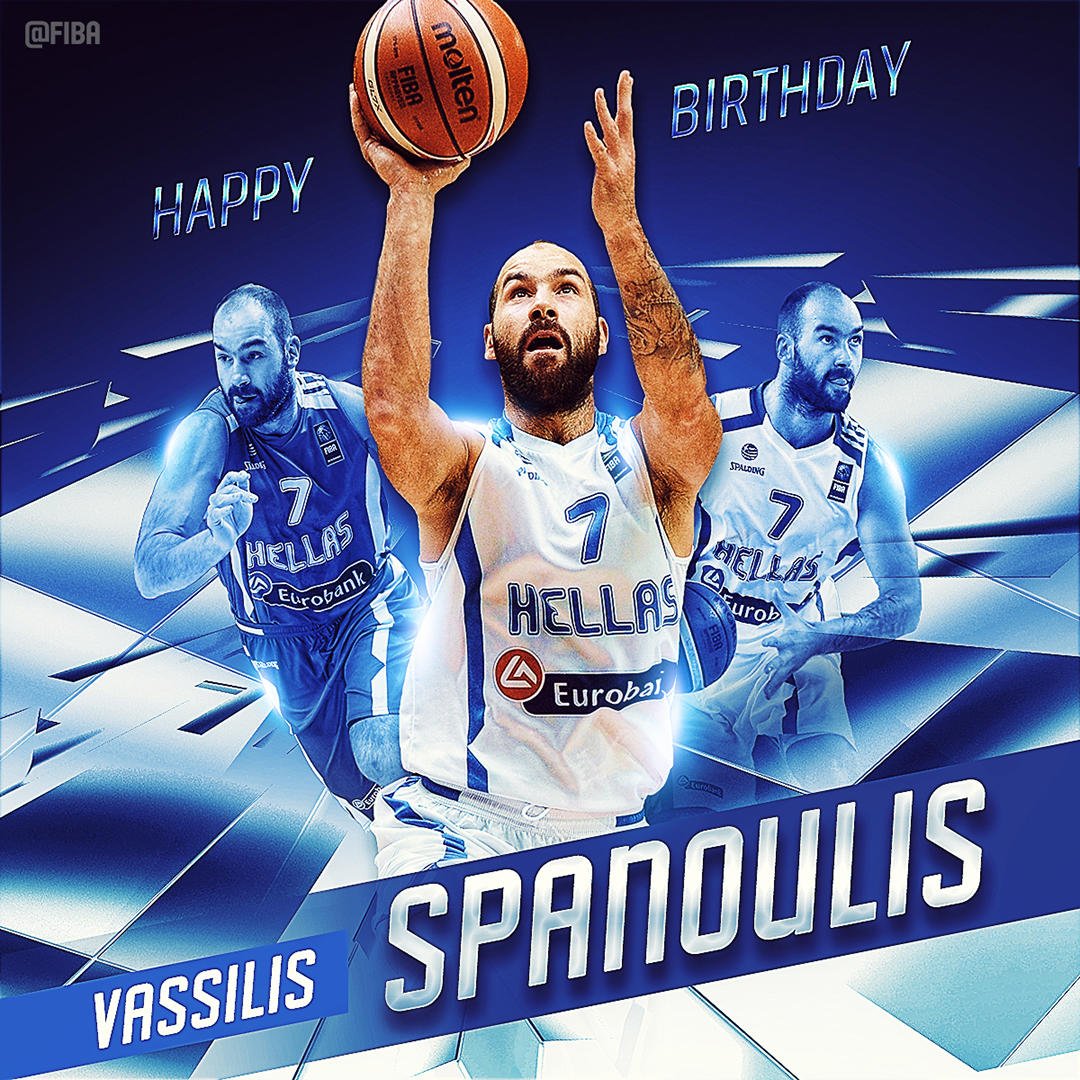   Join us in wishing a Happy 3 5 th Birthday to Vassilis
 Spanoulis  ! 