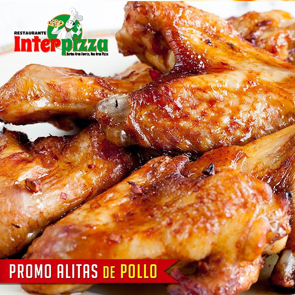Interpizzas's tweet image. Empezar la semana con mucho ánimo es difícil, pero sin nuestra promo de alitas de pollo es IMPOSIBLE