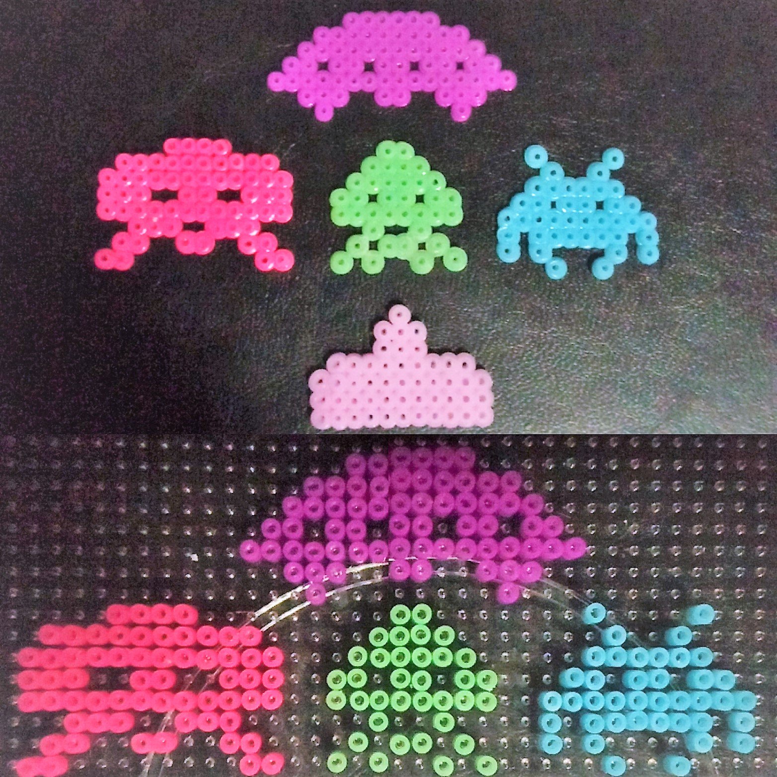 楓 Kaede スペースインベーダー 創作の狼煙 イラスト基地 イラスト王国 イラストの森 絵描きの輪 絵描き人 フューズビーズ ハマビーズ パーラービーズ アイロンビーズ ピクセルピコ Dotpict Picsel 絵描きさんと繋がりたい 創作 T