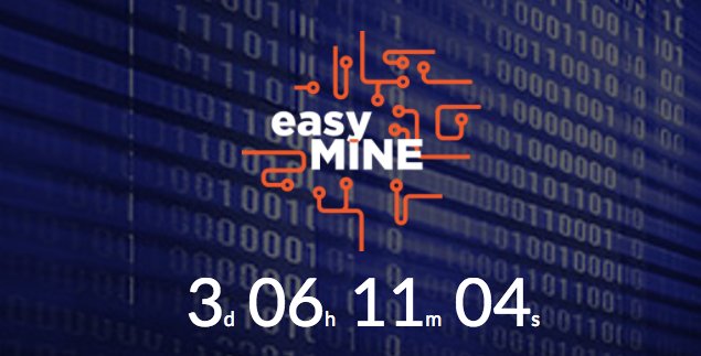 easymineio's tweet image. Only three days left!