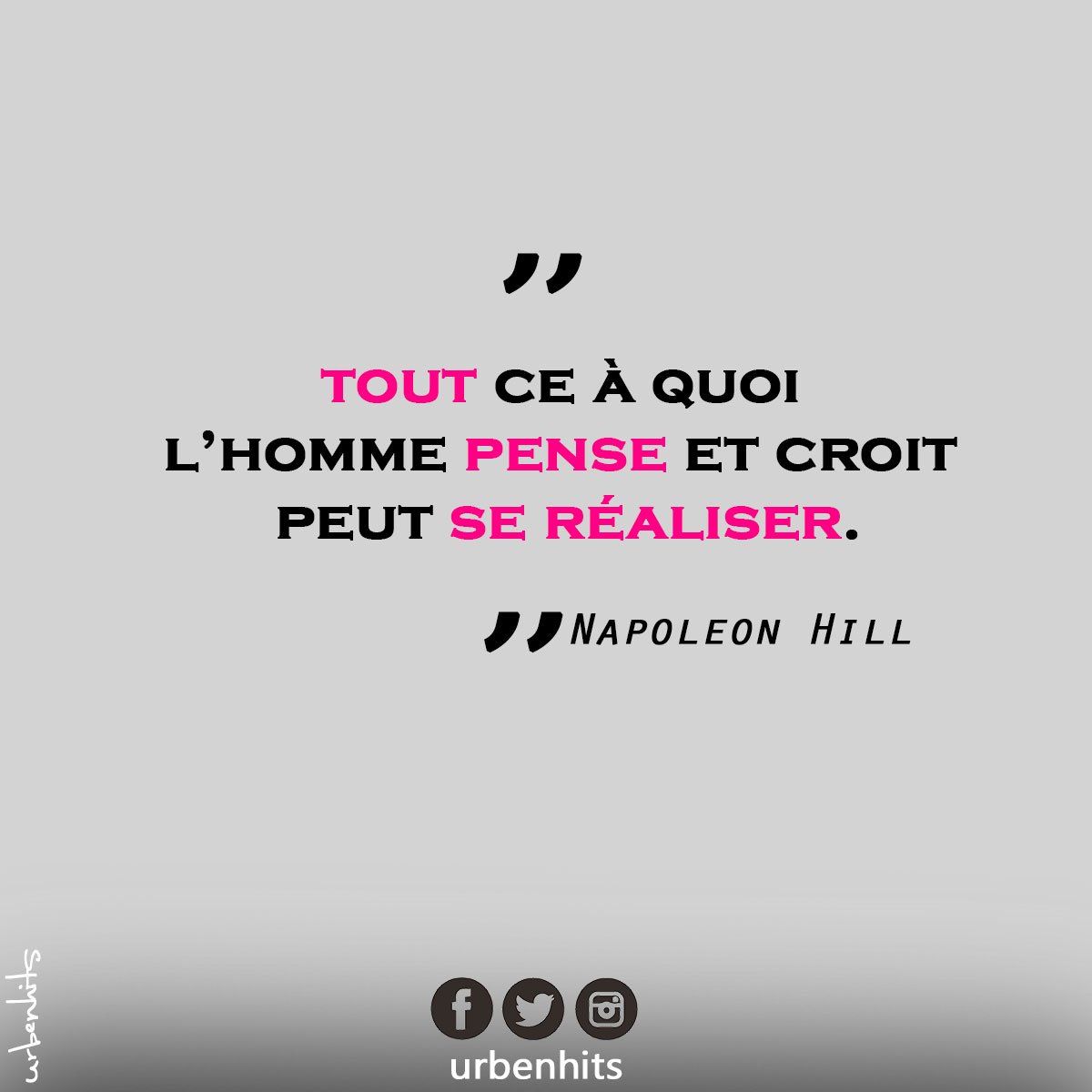 TOUT CE À QUOI L'HOMME PENSE ET CROIT PEUT SE RÉALISER.
Excellente semaine à tous.
#Urbenhits #positiveenergy #PositiveVibes #Benin #team229