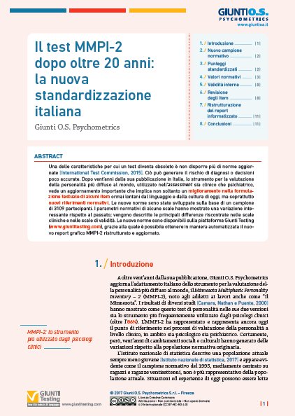 GiuntiPsy's tweet image. #MMPI2 dopo 20 anni: NUOVE NORME ITALIANE. #GiuntiTesting, internet-test.it/toIndex.do
#psicodiagnostica #psychometrics @PsicologiItalia