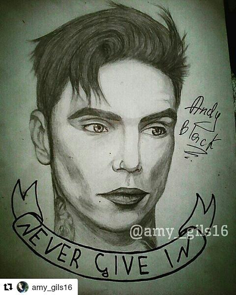 My new art 😊🙏👑🏆 <a href="/andyblack/">Andy Biersack</a> @ChrisABiersack <a href="/AmyBsack/">Amy Biersack</a> <a href="/JulietSimmsALL/">Juliet is Dead, Lilith Lives</a> <a href="/blackveilbrides/">Black Veil Brides</a> <a href="/DareDevilTheDog/">🐶 DareDevilTheDog 🐶 {PARODY FANPAGE}</a>