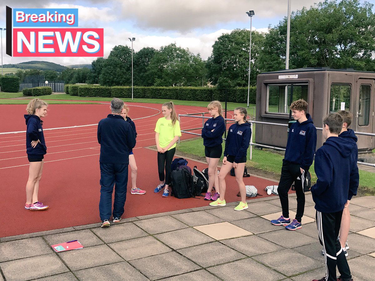 SBCSportsDev's tweet image. Our athletics squad about to get underway at the 2017 Scottish Borders Sports Academy #investindevelopment