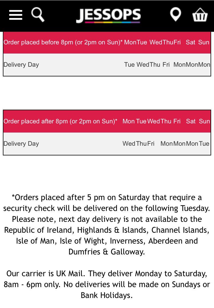 TheVirtualCTO's tweet photo. @jessops_help Unless you can turn back time nothing you can do. @jessops @dragonjones turns out delivery times are just a guide. https://t.co/ruky2qE17Q