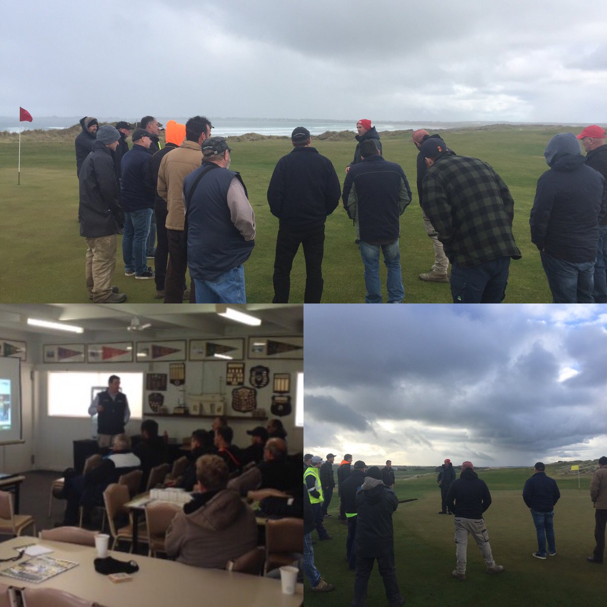 BilstonTim's tweet image. Teach, talk &amp;amp; walk today at regional Victoria's #shipwreckcoast #portfairygolfclub @NuturfAustralia @SyngentaTurf #velista