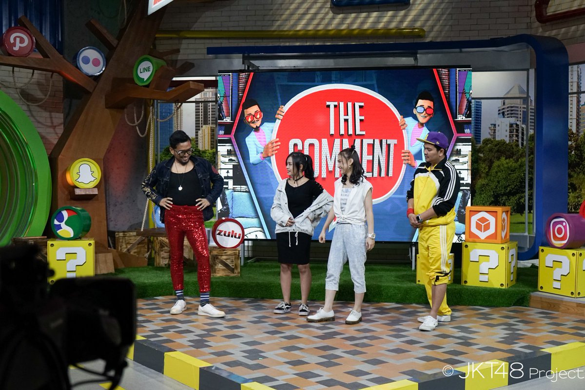 atie_zee's tweet photo. “@officialJKT48: Thanks for watching @TheComment_NET #JKT48TheComment https://t.co/rDqcB4qUiR”