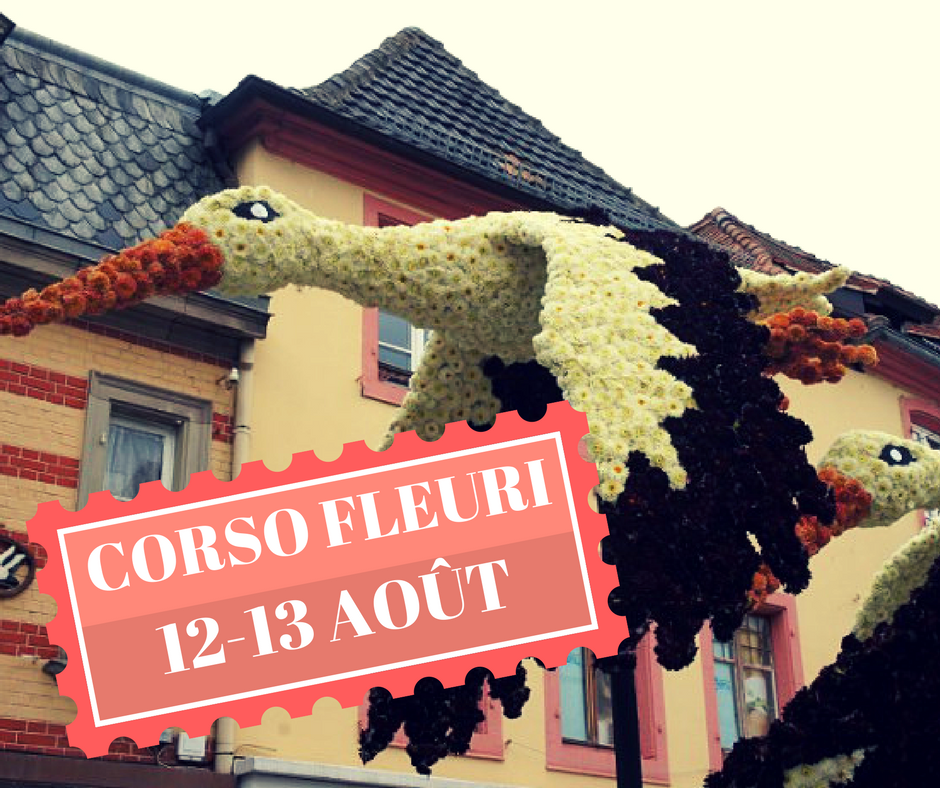 Le #CorsoFleuri de <a href="/villedeselestat/">selestat.fr</a> c'est ce weekennd ! En prime un concert de <a href="/sinsemiliamusic/">Sinsemilia</a> ! #été #alsace #char #fleurs