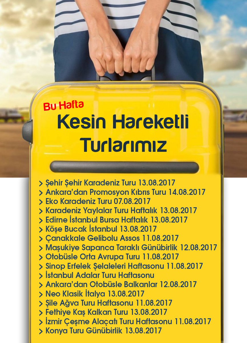 VesTurizm's tweet photo. Bu hafta kesin hareketli turlarımız #turlar #gezi #kulturturu #pazartesi #hayırlıhaftalar https://t.co/9YoI9uJNcp