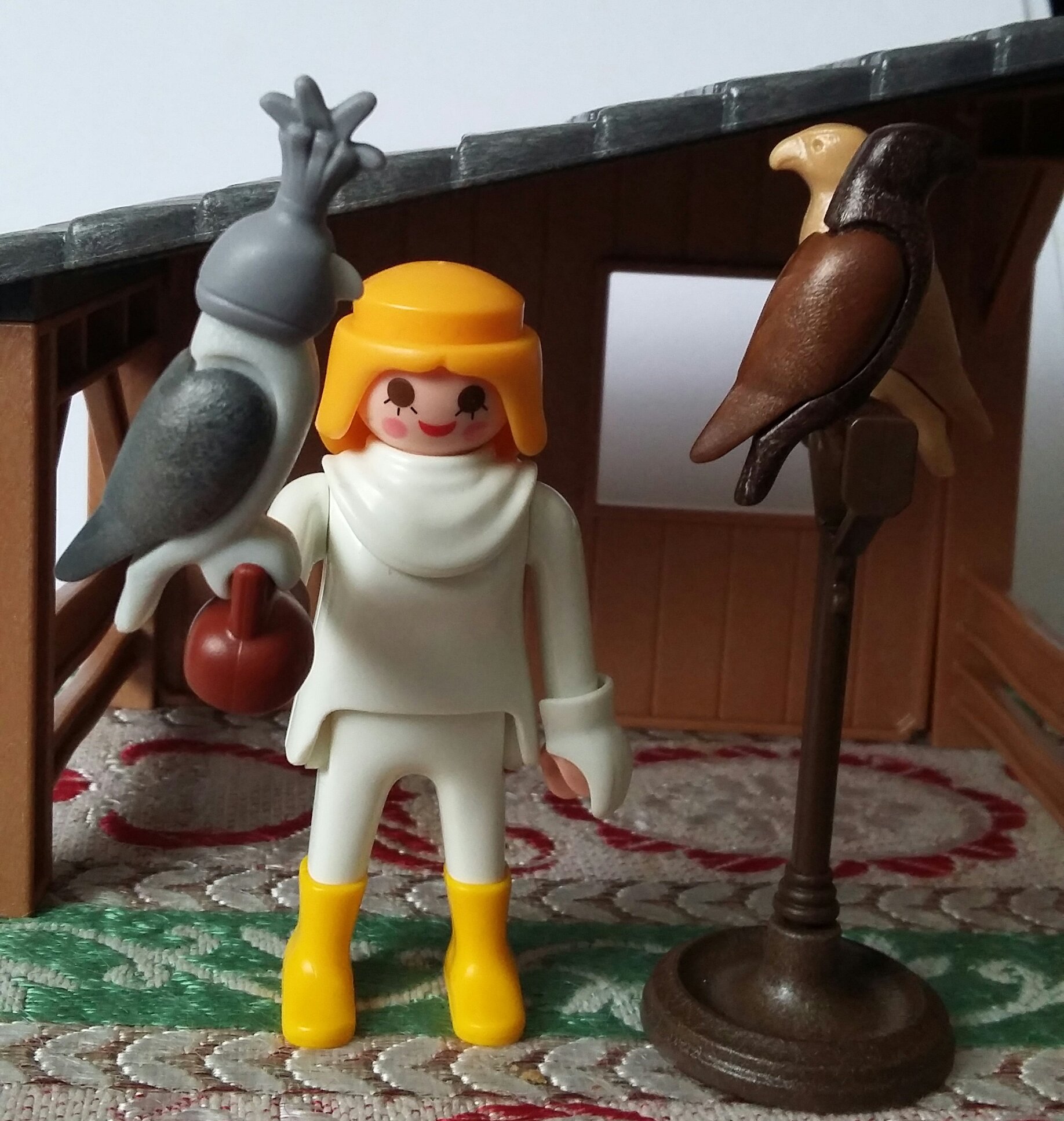 Geo_Workshop on Twitter: "Playmobil 6471 #falconry with adaption:  replacement of bearded male falcolner figure 2 celebrate female falcolners  past &amp;present #ErOutdoors https://t.co/EswfriagyE" / Twitter