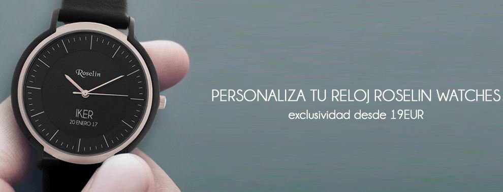¿Te gusta la exclusividad? Personaliza tu #reloj desde 19€ en <a href="/RoselinJoyeros/">Roselin</a>  y ¡ve a tu estilo! bit.ly/2iWkfPJ #CCPlazadealuche