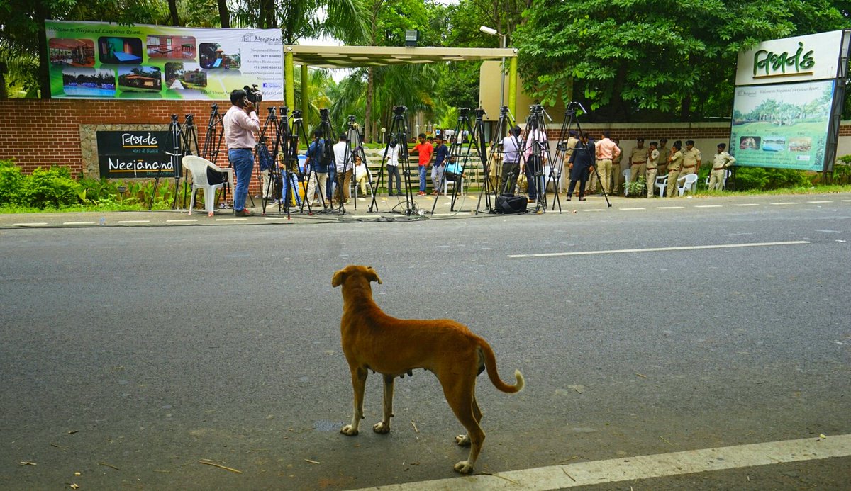 Anand's Neejanand resort where 44 Congress MLAs are put up ahead of Tuesday's Rajya Sabha elections turns fortress <a href="/IndianExpress/">The Indian Express</a>