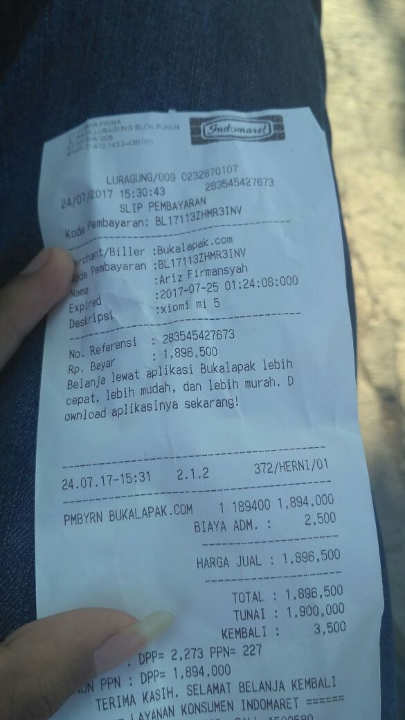 Windizee's tweet photo. @Bukalapak_Care Tolong di proses secepatnya. Sudah hampir 2 minggu ngga ada kepastian https://t.co/OfJqeLU6Pu