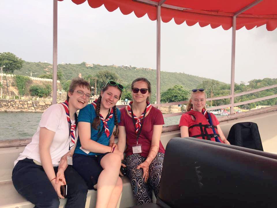 IndiaNWE2017's tweet photo. Yesterday's boat trip on Lake Pichola. Now we're back at Madore for our last day on project tomorrow #It'sGoneSoQuick #Let'sStayAnotherWeek https://t.co/UnU3ykRv9T