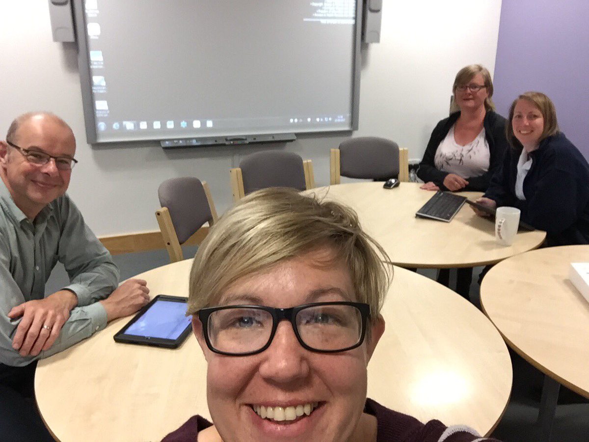 LTHTPhysio's tweet photo. Day 1 of the physio manager #physiotweetweek, introducing Lorna, Becky, Fiona & Peter. Starting with Monday operational meeting..... https://t.co/I6H3OaHwNf