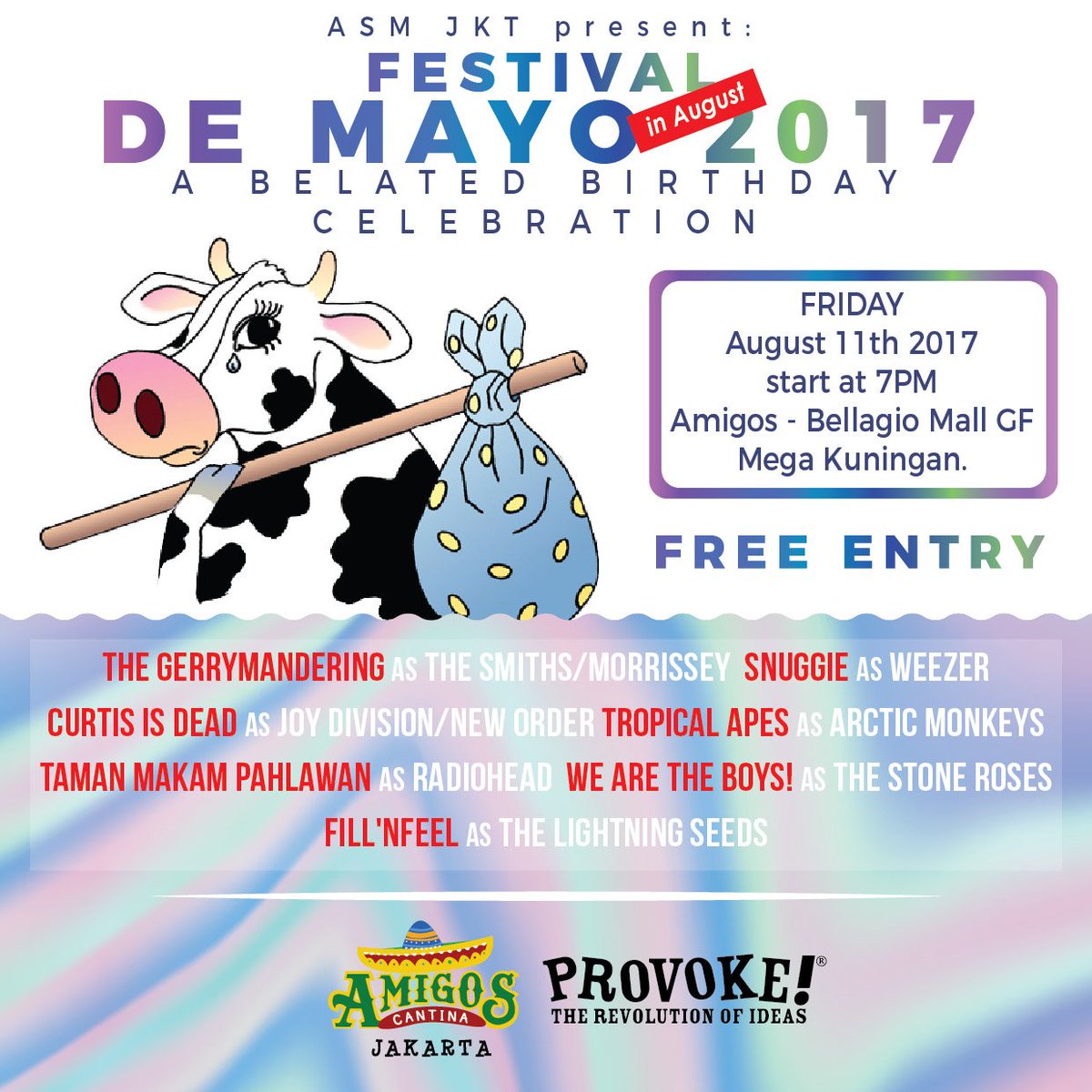 SLTP. 
Sudah Lama Tidak Pentas. 
//
Masup gratis keluar gratis, makan minum mbayar 🍻
///