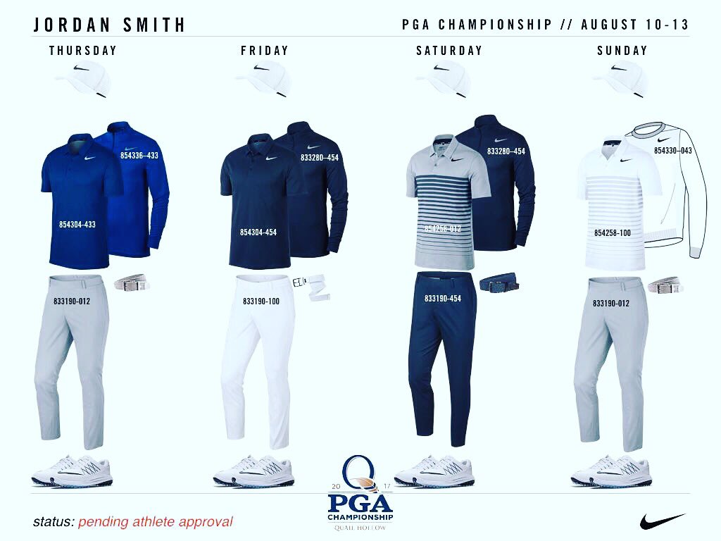 Jsmithgolf's tweet image. Looking forward to the week ahead in America....got my outfits sorted from @nikegolf very smart 👌🏼#swooshlife #nikegolf #uspga