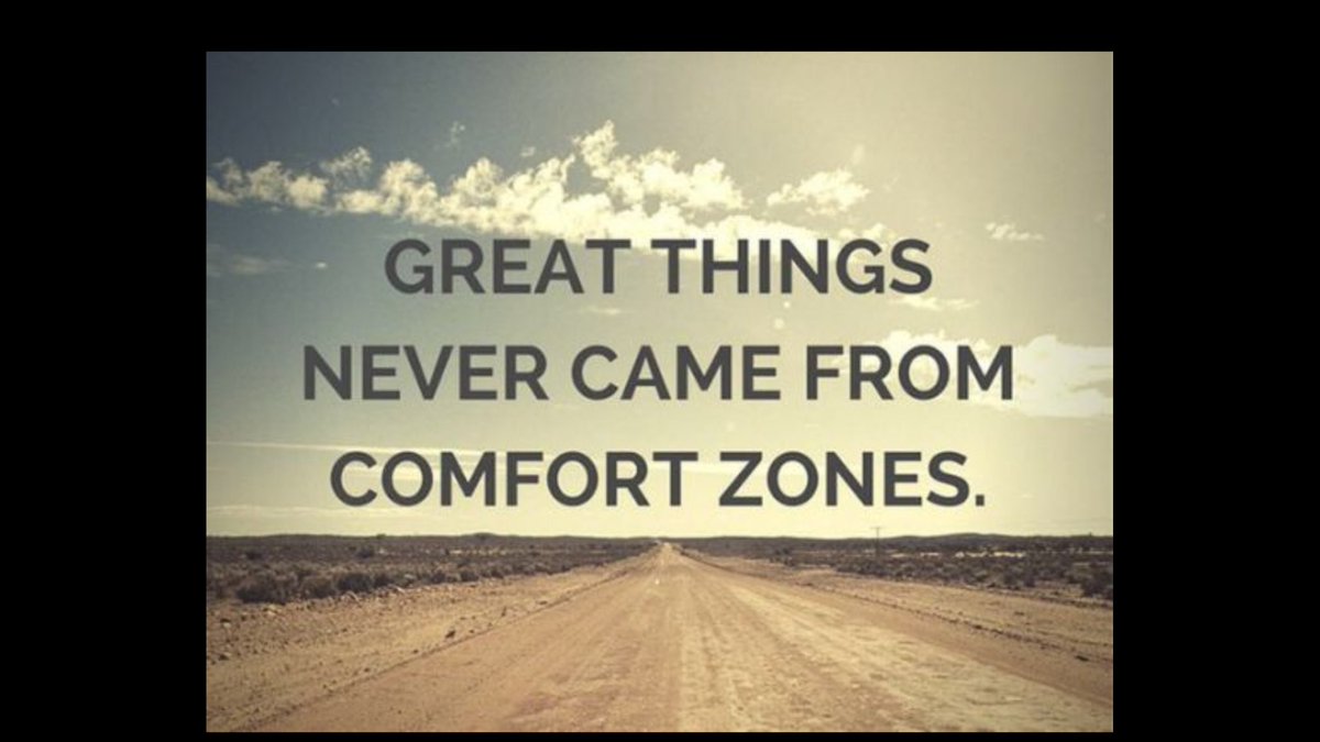 P_Ruparelia's tweet photo. Great things never came from comfort zones #MondayMotivation https://t.co/V2lU4rklft