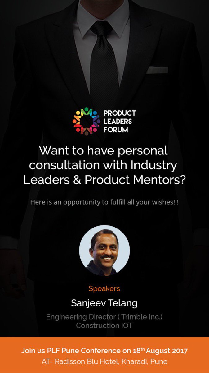 Click here...plf2017puna.sched.com
Looking forward to great insights from Sanjeev Telang, Engineering Director, <a href="/Trimble/">Caty Trimble</a>. at #PLF2017PUNE