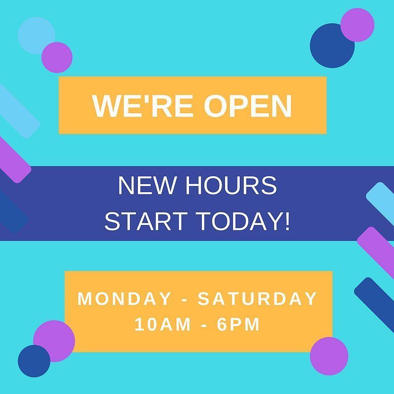 TheScrapBox's tweet photo. Our new hours start today! 🕓 Stop by and shop our amazing selection of craft and educational supplies! #AnnArbor #… https://t.co/RLJnafi6wn https://t.co/SPRlKI8Nhe