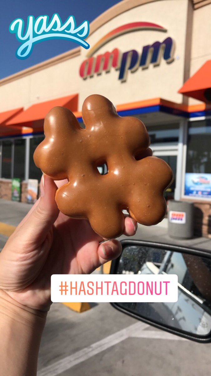 taylormadephot0's tweet photo. Thanks @ampm for the delicious #hashtagdonut! #MondayMotivaton https://t.co/J8Cz5V0nVJ