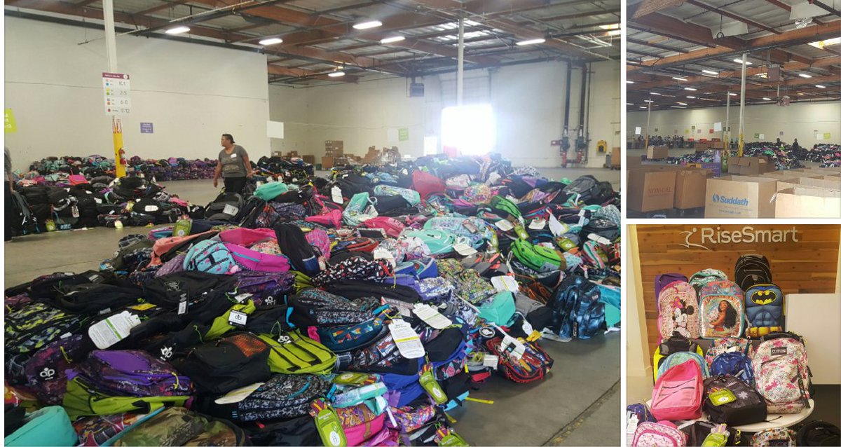 karinbootsma's tweet photo. Proud that our @RiseSmart team partnered with @FGTweets to provide backpacks and school supplies to help young students excel. https://t.co/ojYzBJ2r3Y