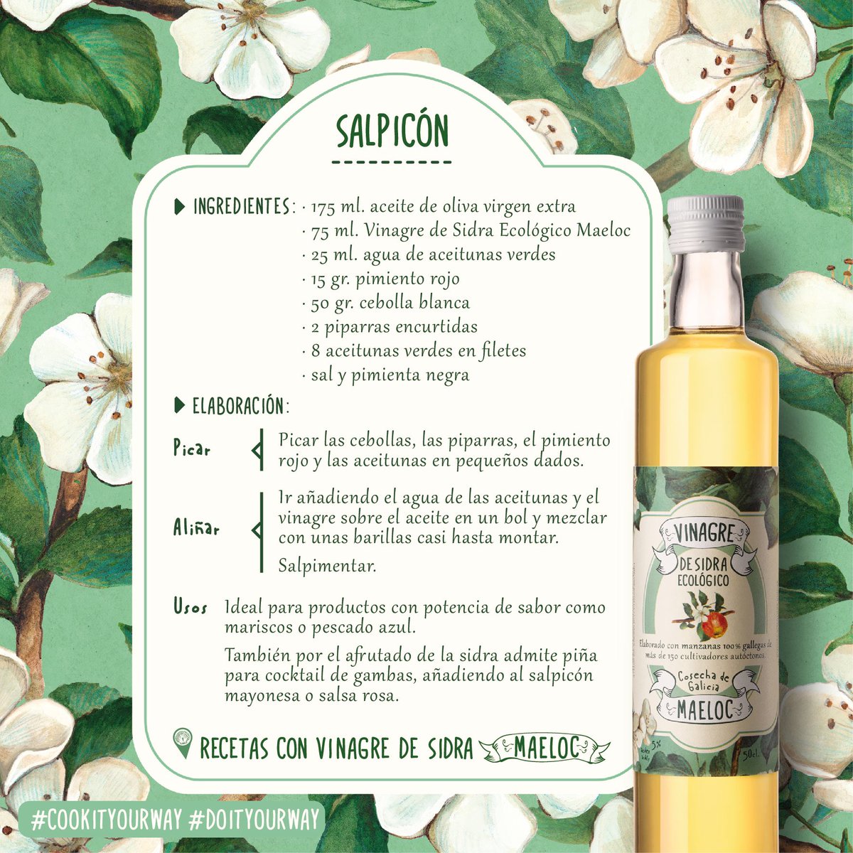 maelocway's tweet photo. ¡Aquí os dejamos todas las recetas de vinagre de sidra #Maeloc que os hemos ido dando en este tiempo! ¿Alguna sugerencia? #cookityourway https://t.co/NBahD9UJGt