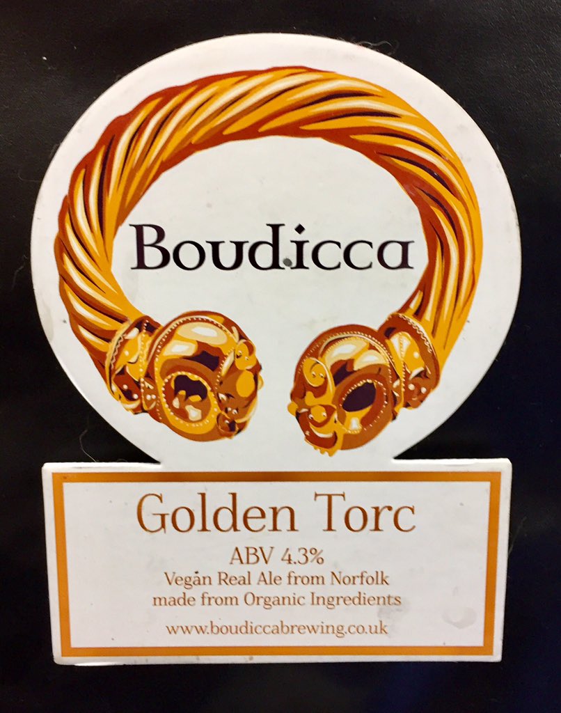 eddietheaker's tweet photo. @NchTigersFan @thefoxreturns @BoudiccaBrewing I have to say that my favourite #realale this weekend goes to #GoldenTorc @BoudiccaBrewing #hops #malt with a gentle citrus flavour nice 👍🍻 https://t.co/S1TurWKDTP
