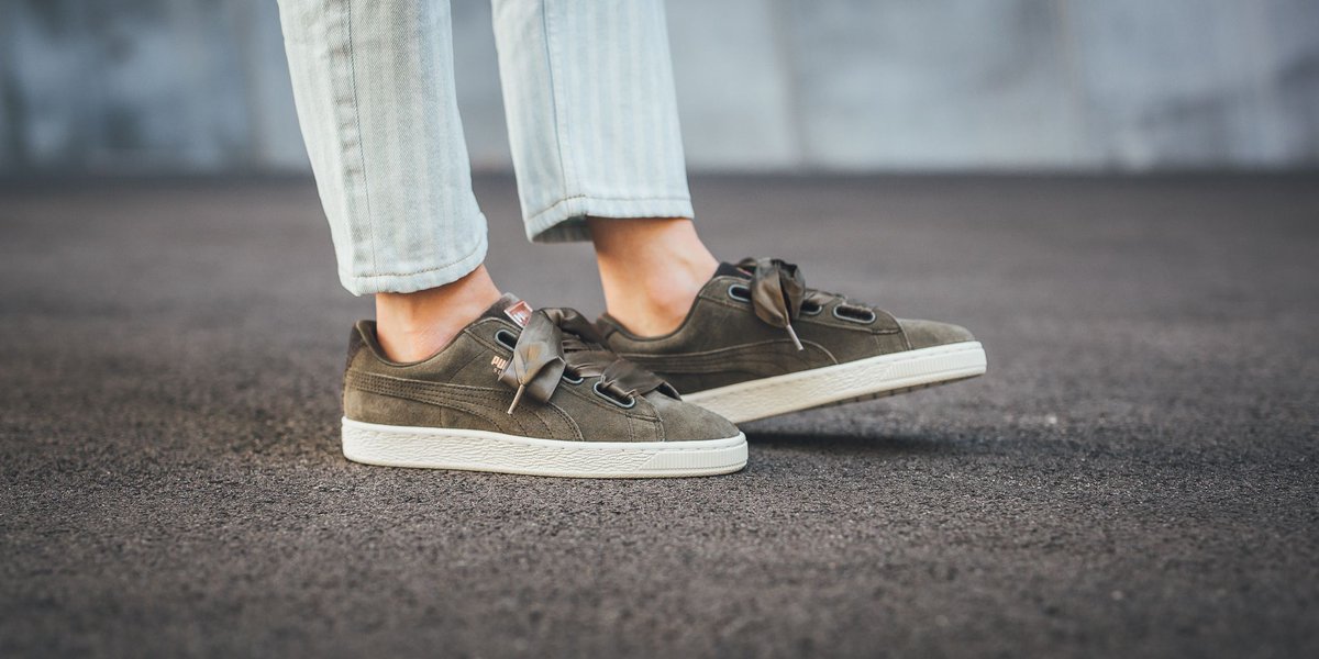 puma heart olive