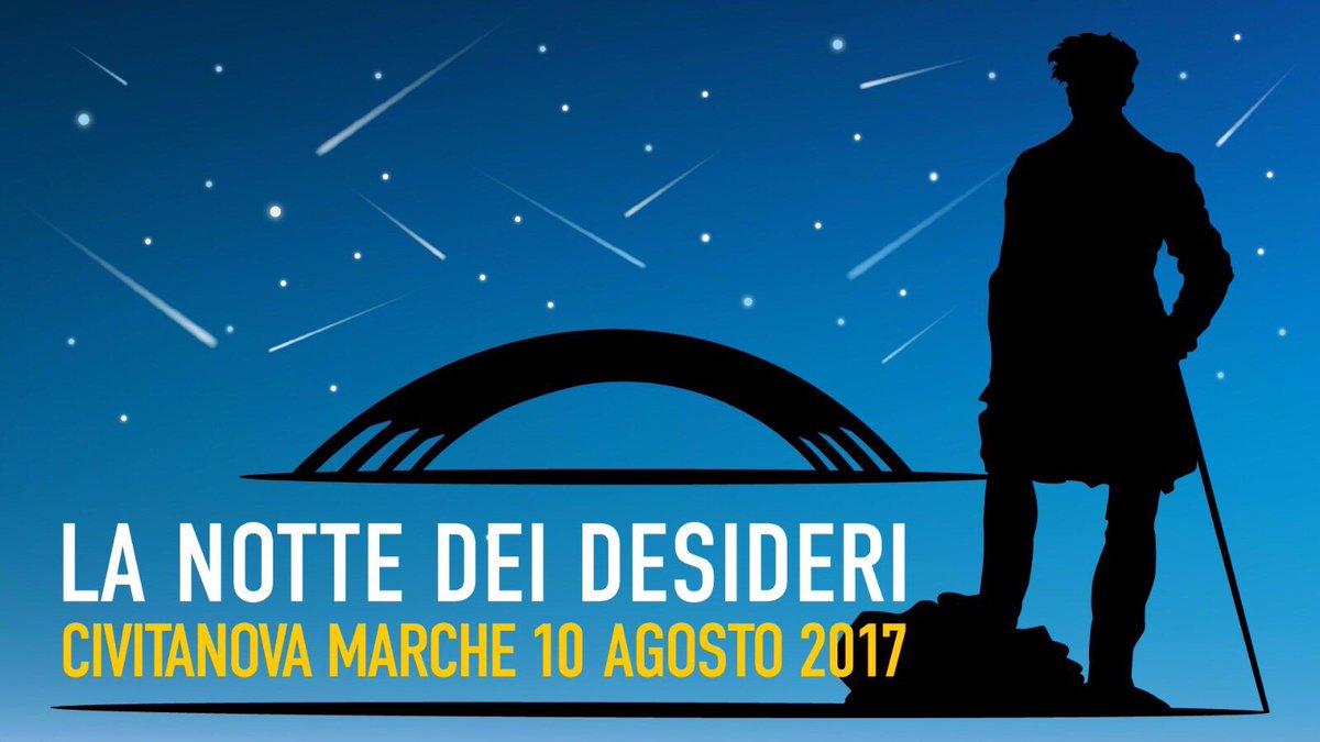 Popsophia's tweet photo. «Tu avrai, tu solo, delle stelle che sanno ridere»

il 10 agosto con #lanottedeidesideri torna a Civitanova Marche #popsophia https://t.co/wq2OLoWz2I