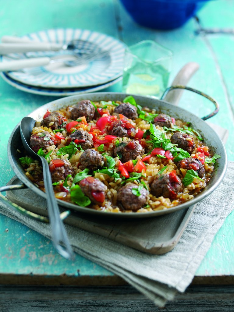 Perfect after work treat: Welsh beef meatball paella. Takes just half an hour and tastes amazing
 ow.ly/t2mY30e8SBt