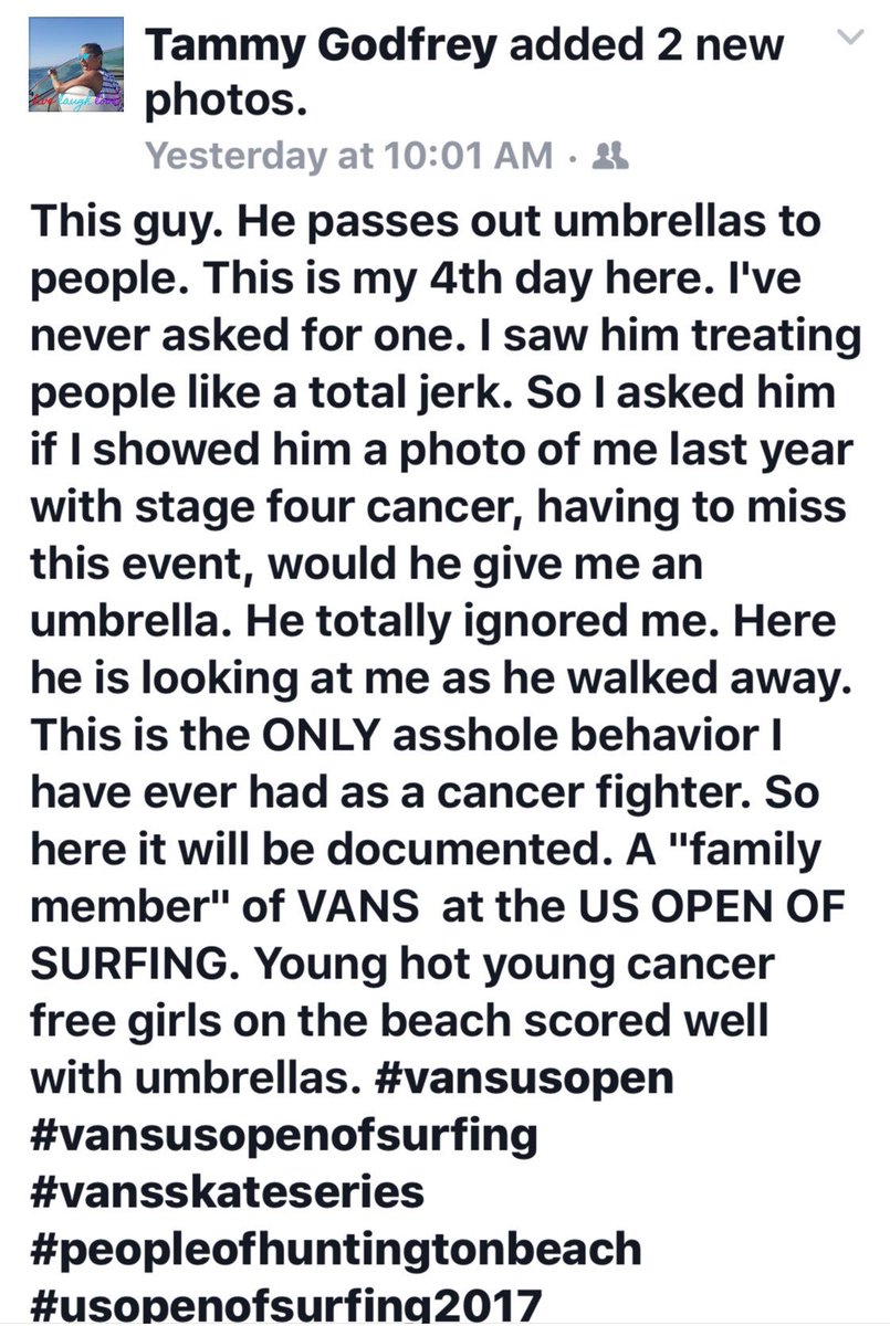 DeAnnOsborn's tweet photo. This guy is a Jerk !!! #VansUSOpen https://t.co/IsaIT6o07O