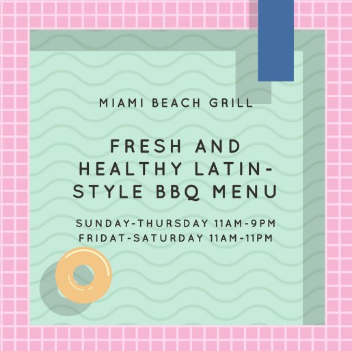 miamibeachgrill's tweet photo. Have you seen our menu? Come to Miami Beach Grill and try our delicious #Latin dishes! What's your favorite meal? https://t.co/fKJydTf2gN https://t.co/5HCgKy5f4l