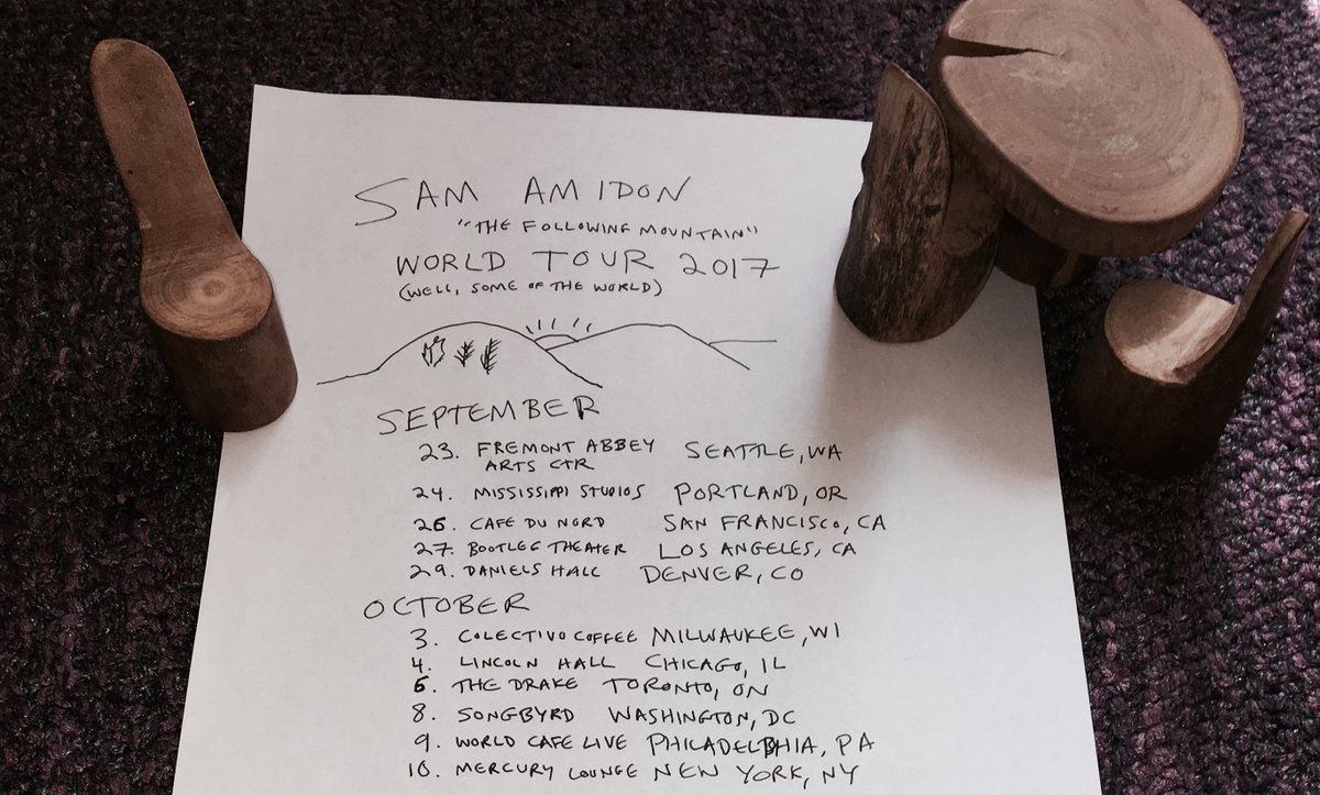 samamidon's tweet photo. US TOUR!!!!! check for your town below and spread the word to those you know. The Following Mountain will be in tow. https://t.co/u3EqvGBBCA https://t.co/WYnVpPUE1t