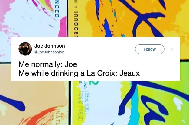 BuzzFeed's tweet photo. Just 22 hilarious tweets about La Croix 
https://t.co/swIdFj9K9v https://t.co/dg5DJVHTi5