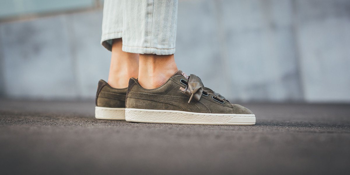 puma heart olive