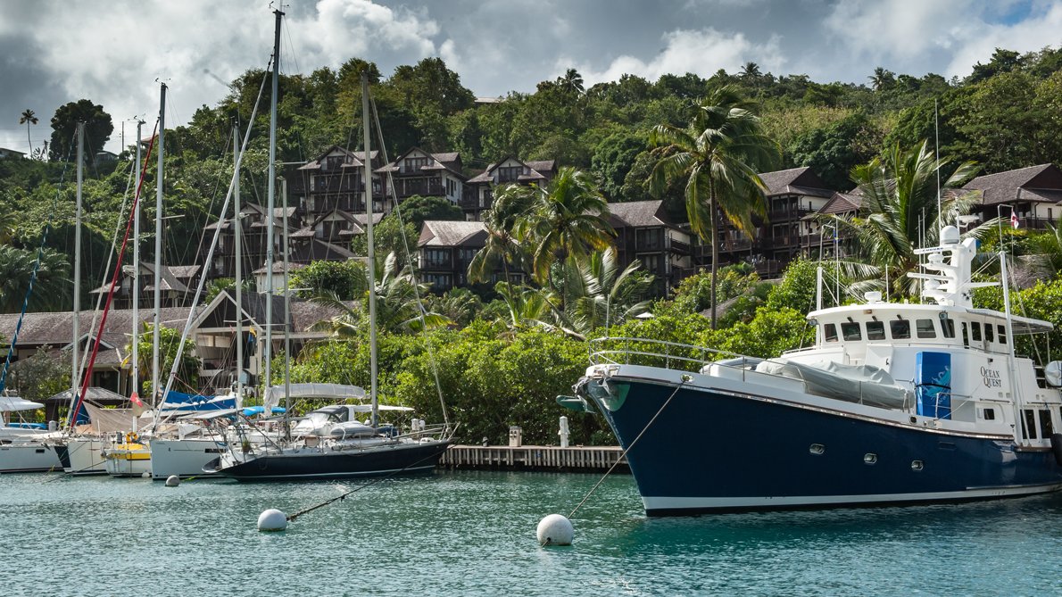 marigotresort's tweet photo. The Caribbean’s favorite marina invites you to stay awhile. https://t.co/oaJEx870l5