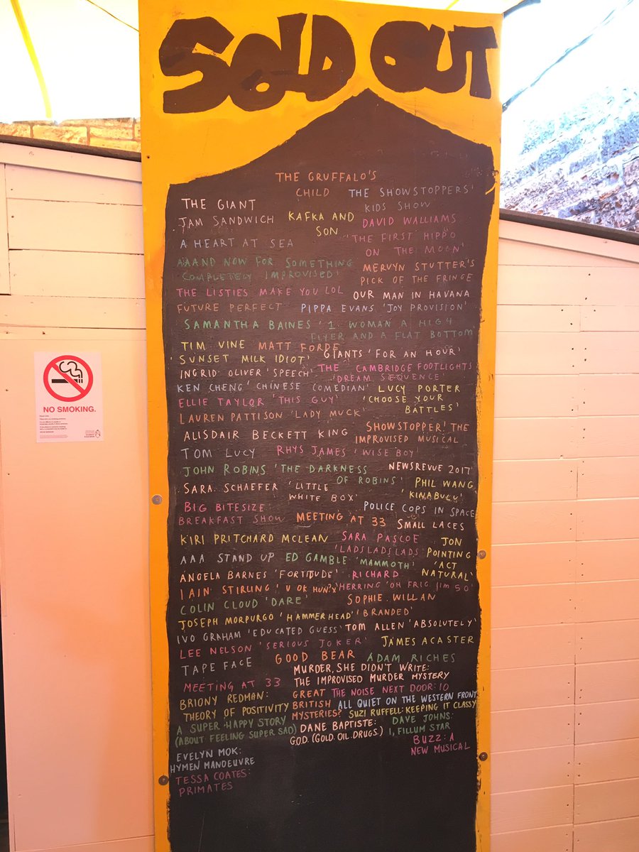 WeAreFatRascal's tweet photo. Today we SOLD OUT #BuzzMusical 💪🏻 Thank you so much 💘💘 Get your tickets for the rest of the run fast! #SellOut #edfringe @ThePleasance https://t.co/2GXKk19cYu