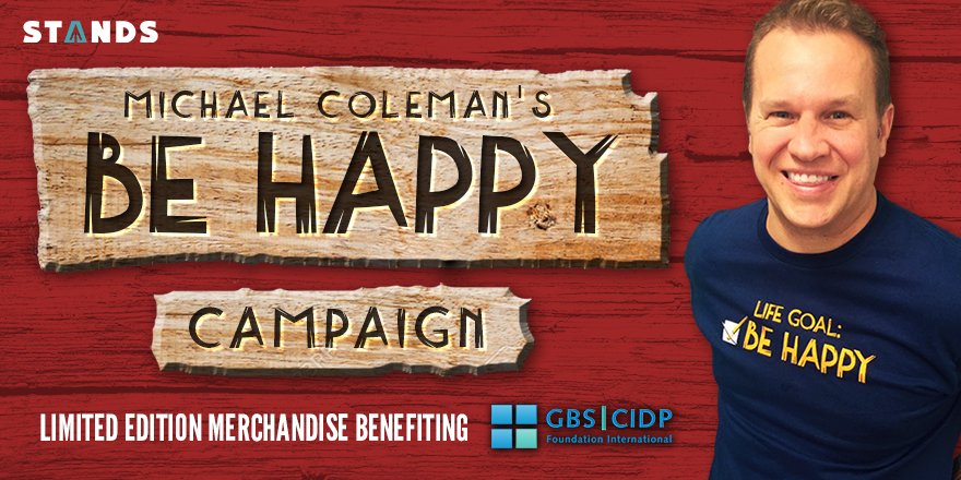 1MichaelColeman's tweet photo. ONCERS! I've designed this shirt w/Stands to support the GBS/CIDP Foundation. Check it out here: https://t.co/4i2xN44h3s #Oncers #BeHappy https://t.co/ofXYvv8V0H