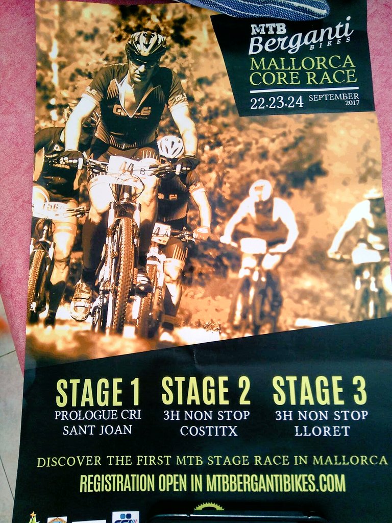 EBaseMallorca's tweet photo. presentació de la quarta edició del MTB Berganti Bikes - Mallorca Core Race celebrada aquest matí a Lloret de Vistalegre @margaportells https://t.co/ymFsqTW1Tg