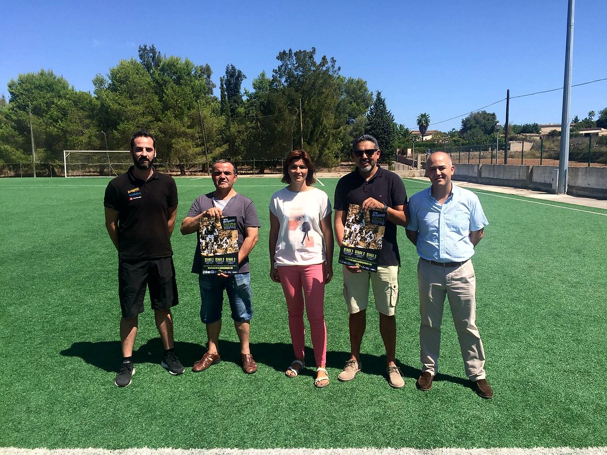 EBaseMallorca's tweet photo. presentació de la quarta edició del MTB Berganti Bikes - Mallorca Core Race celebrada aquest matí a Lloret de Vistalegre @margaportells https://t.co/ymFsqTW1Tg