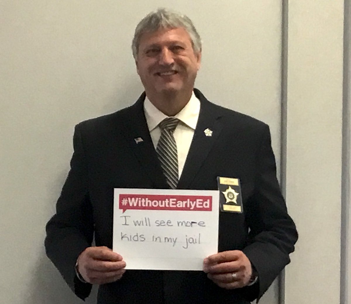 FightCrime's tweet photo. .@OldhamCoSheriff Steve Sparrow says #WithoutEarlyEd he will see more kids in his jail. #KY https://t.co/i2CN7FoDXC