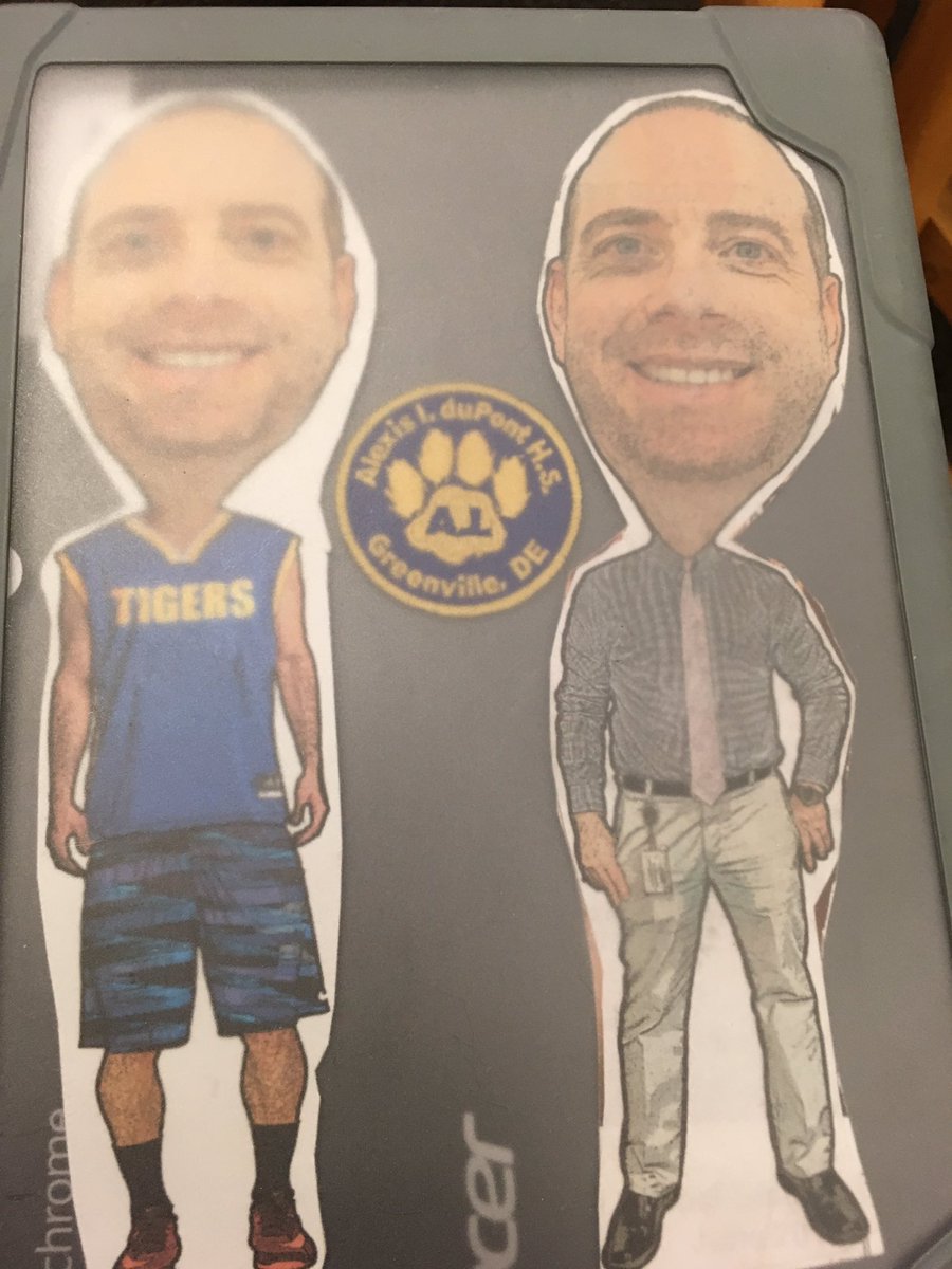 CresciMarty's tweet photo. #flatmarty and #AIHSdatawise committee identifying impt school data for upcoming school year #AIHStigerpride @LeeIRaymond @teamredclay https://t.co/YlFWOcJixV